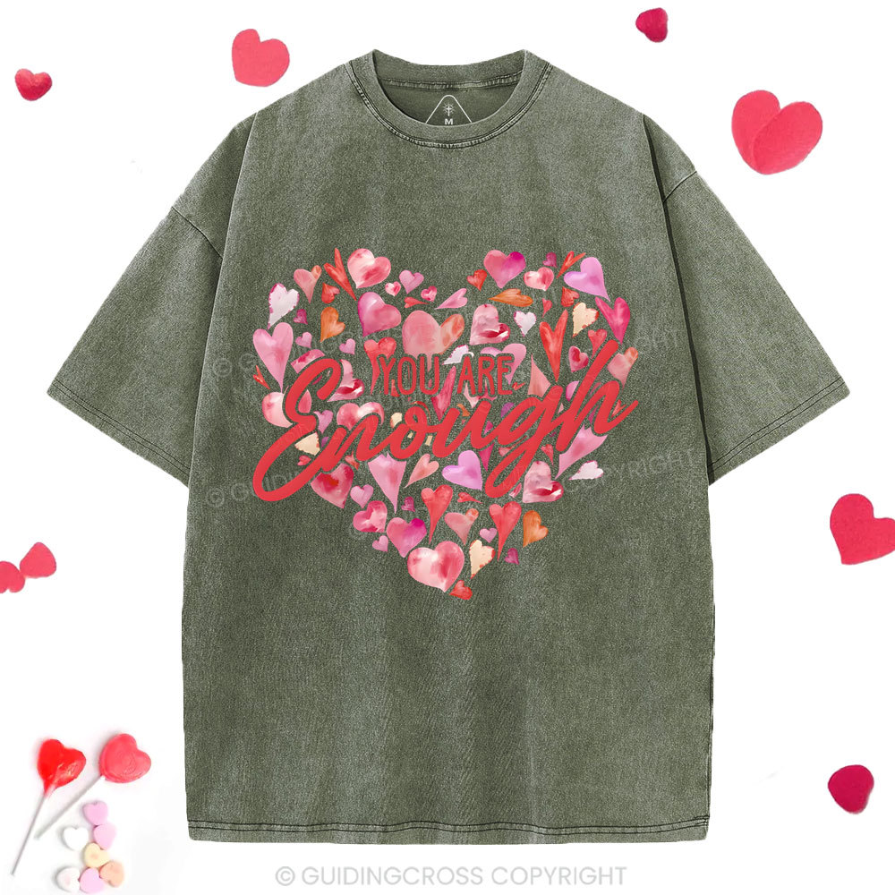 You Are Enough Christian Washed T-Shirt