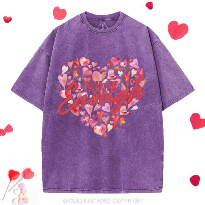 You Are Enough Christian Washed T-Shirt