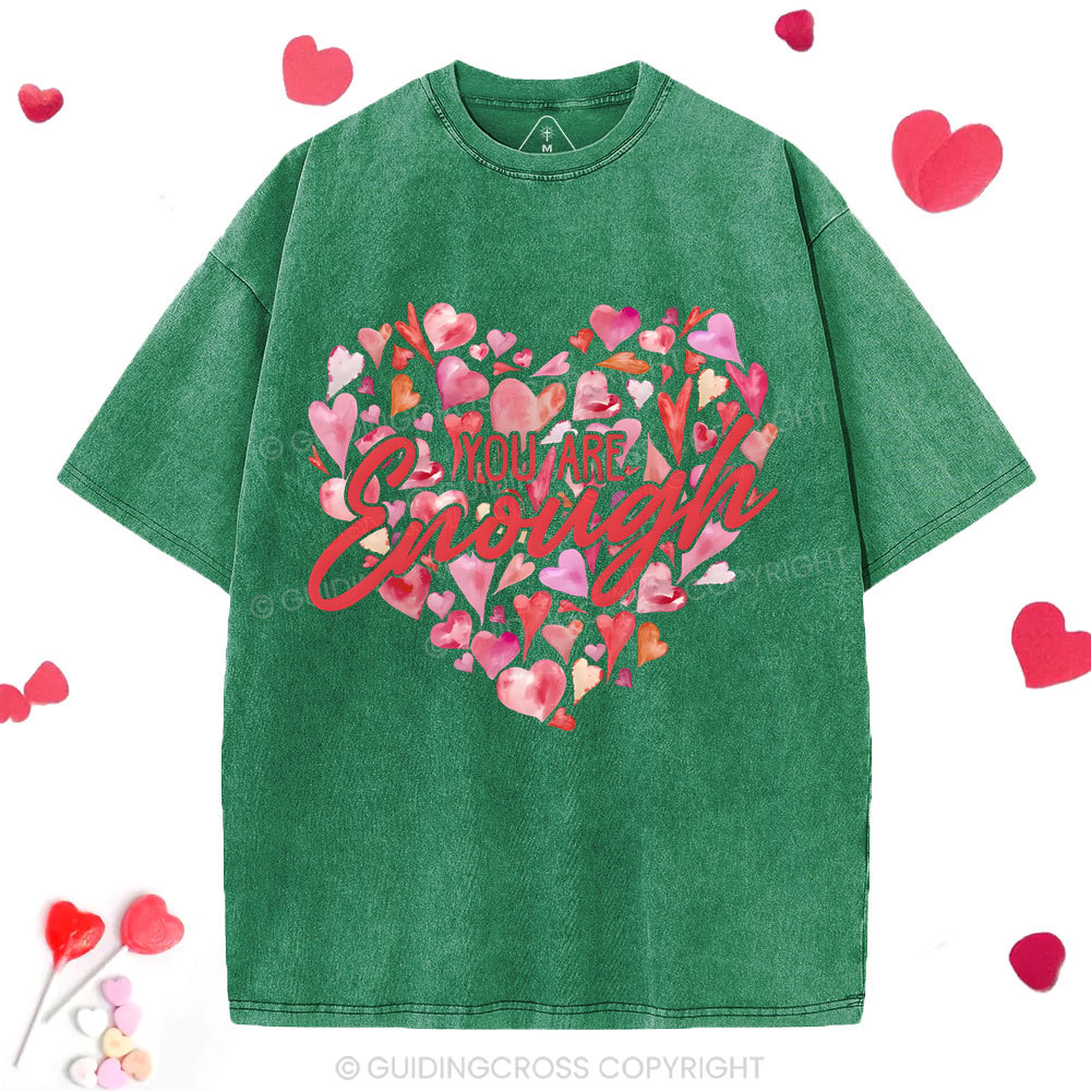 You Are Enough Christian Washed T-Shirt