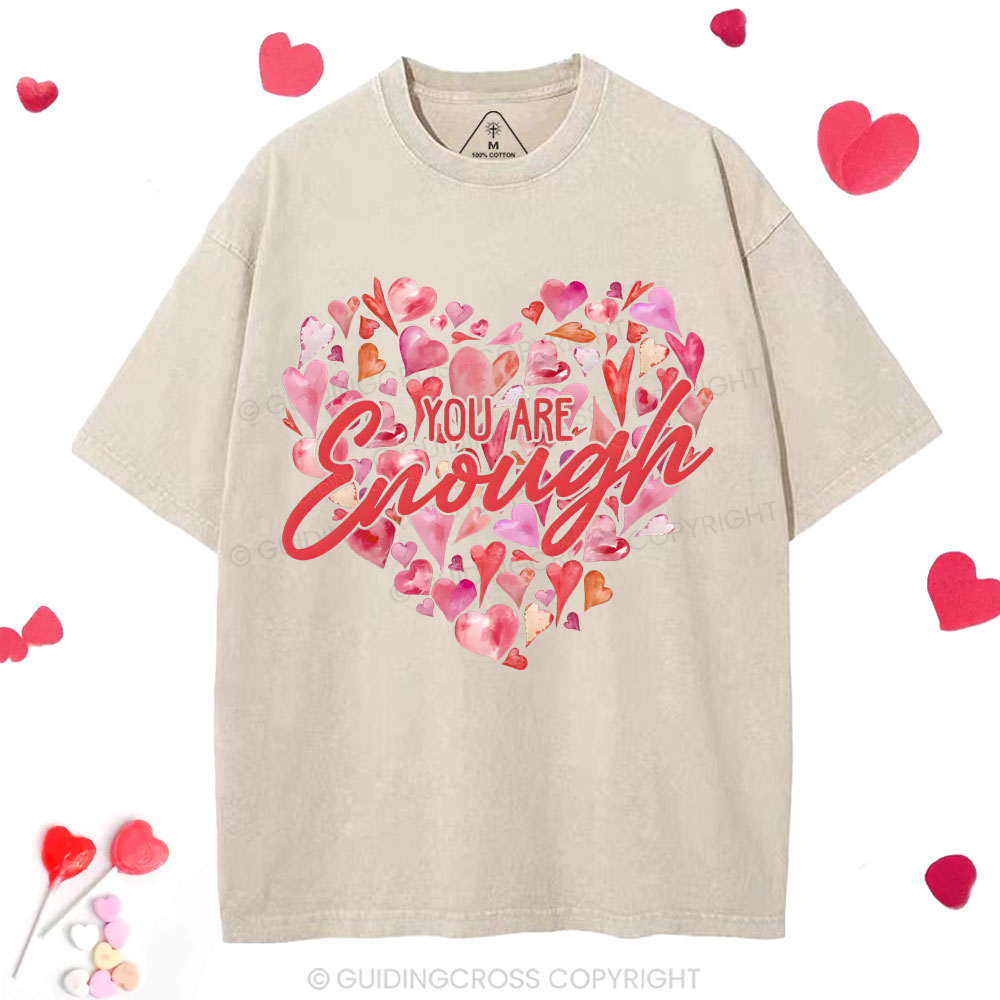 You Are Enough Christian Washed T-Shirt