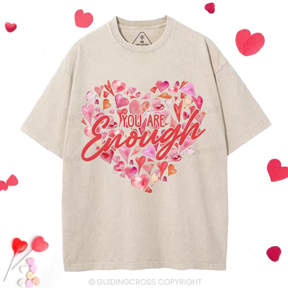 You Are Enough Christian Washed T-Shirt