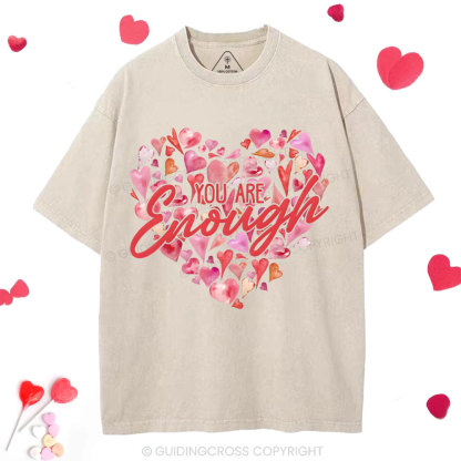 You Are Enough Christian Washed T-Shirt