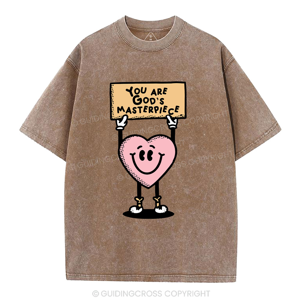You Are God’s Masterpiece Christian Washed T-Shirt