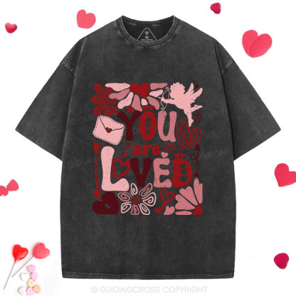 You Are Loved Christian Washed T-Shirt