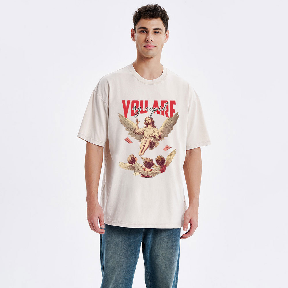 You Are My Cupid Christian Washed T-Shirt