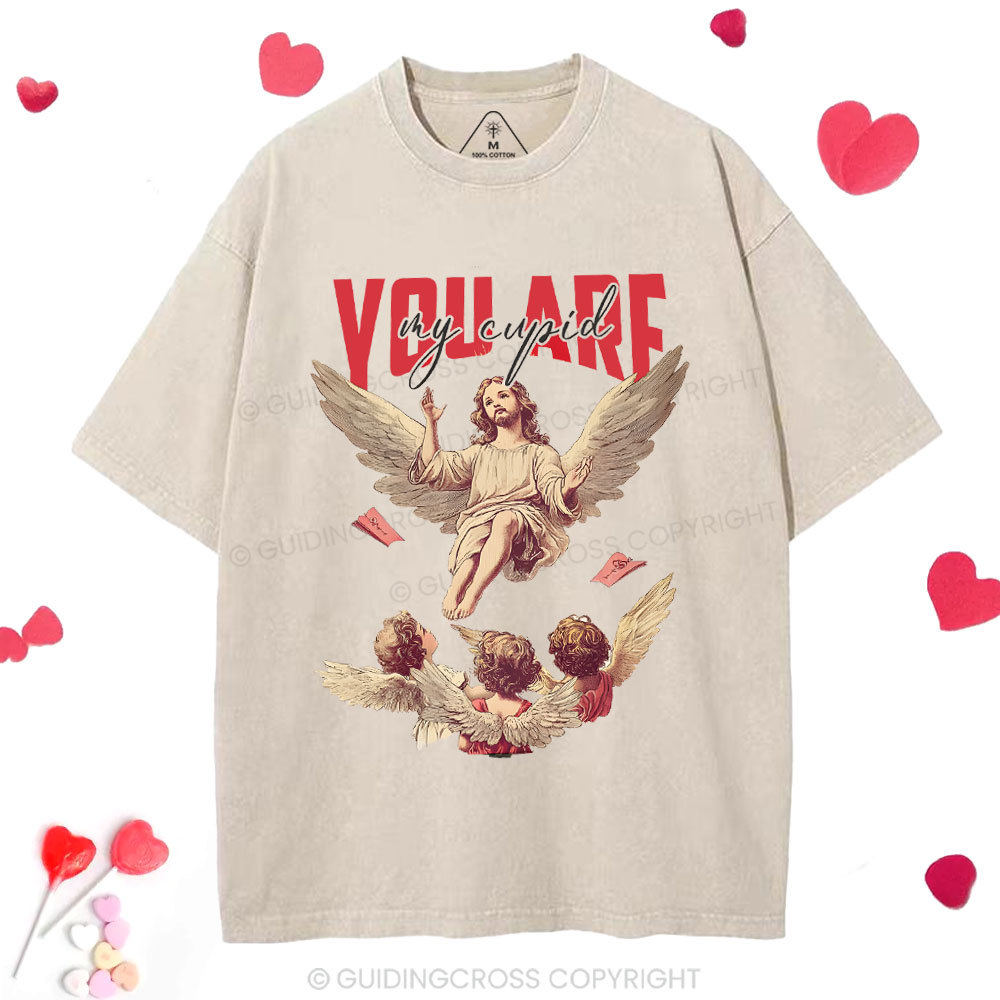 You Are My Cupid Christian Washed T-Shirt