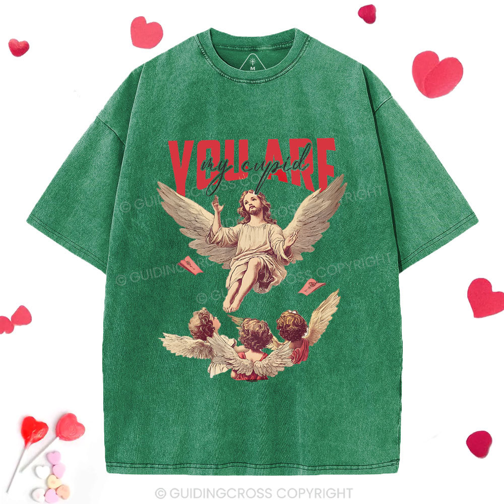 You Are My Cupid Christian Washed T-Shirt