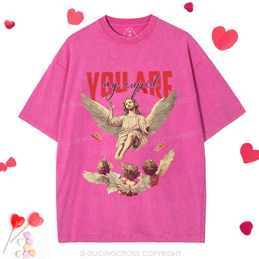 You Are My Cupid Christian Washed T-Shirt