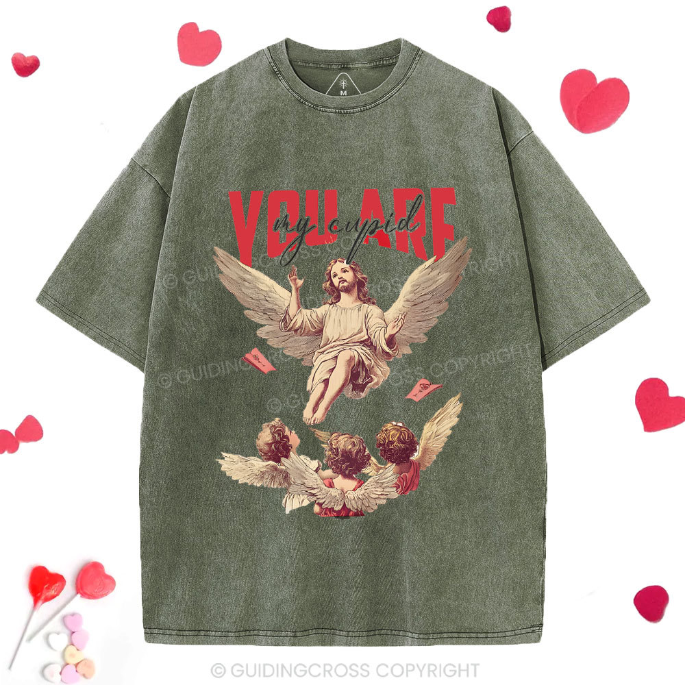 You Are My Cupid Christian Washed T-Shirt