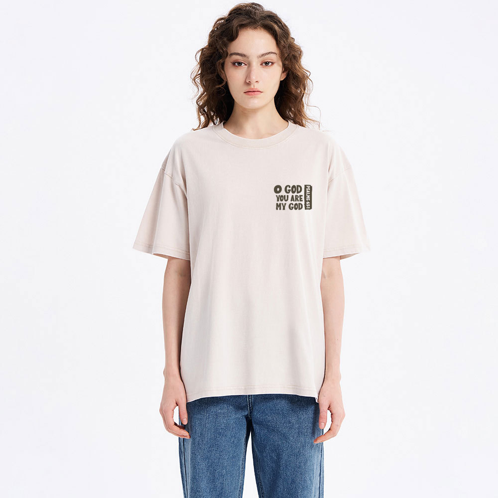 You Are My God Christian Washed T-Shirt