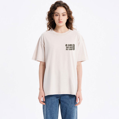 You Are My God Christian Washed T-Shirt