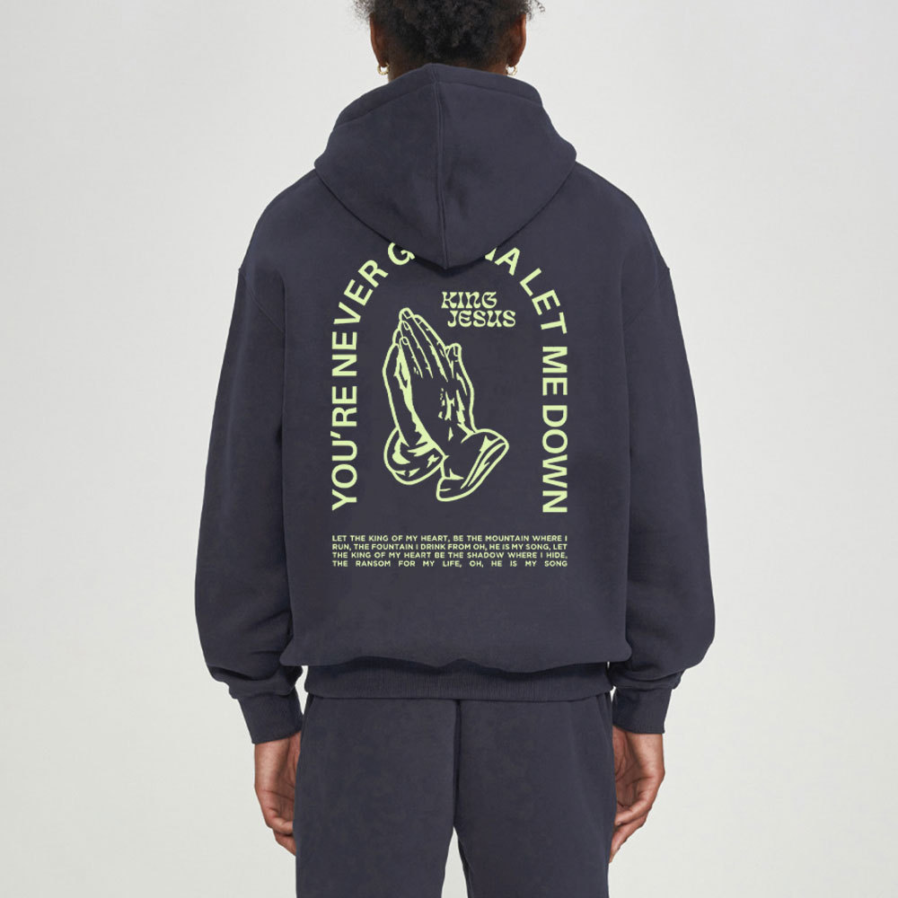 You Are Never Gonna Let Me Doen Christian Fleece Hoodie Set