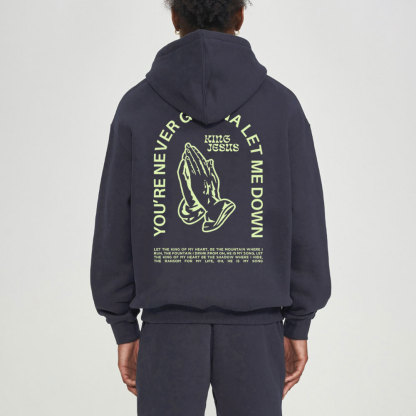 You Are Never Gonna Let Me Doen Christian Fleece Hoodie Set