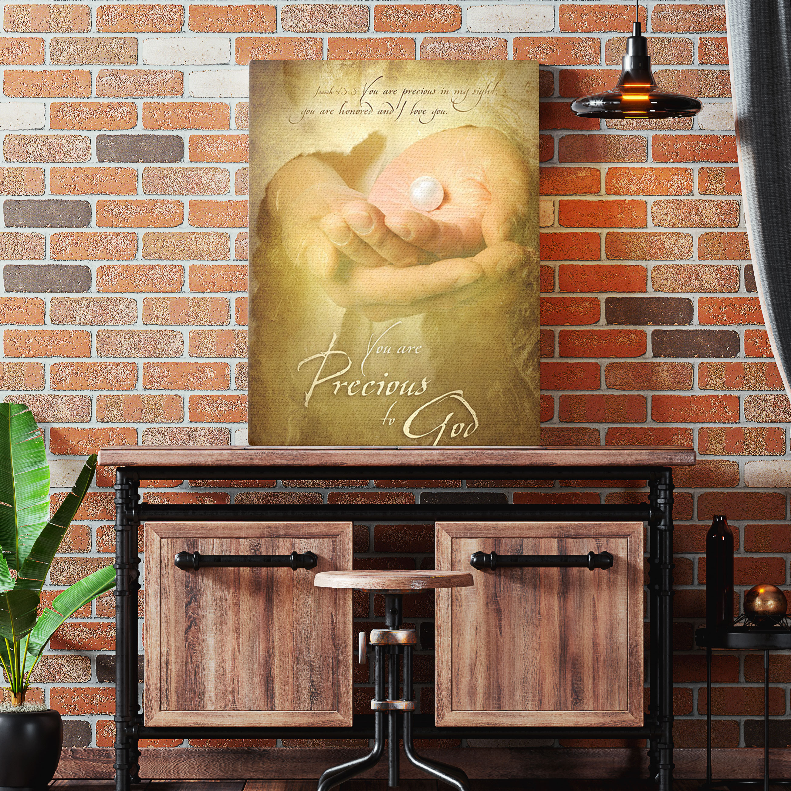 You Are Precious Of God Christian Canvas Wall Art