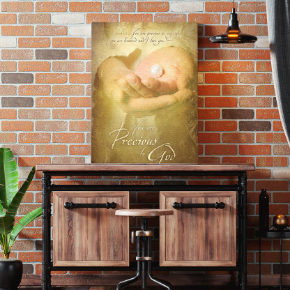 You Are Precious Of God Christian Canvas Wall Art