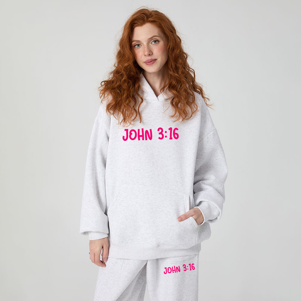 You Are So Loved Christian Premium Fleece Hoodie Set