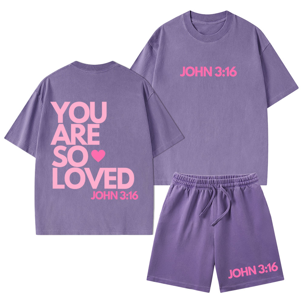 Sample Christian Washed T-Shirt & Shorts Sale - GuidingCross