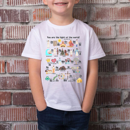 You Are The Light Of The World Christian Kid T-Shirt