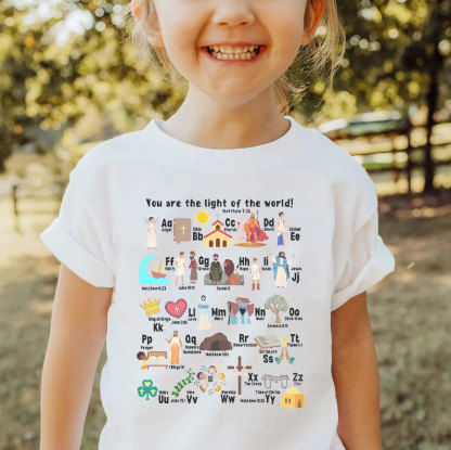 You Are The Light Of The World Christian Kid T-Shirt