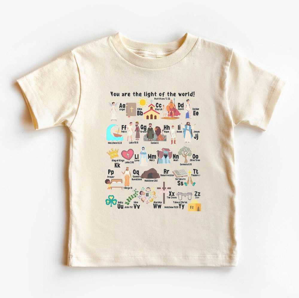 You Are The Light Of The World Christian Kid T-Shirt