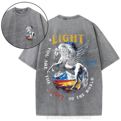 You Are The Light Of The World Christian Washed T-Shirt