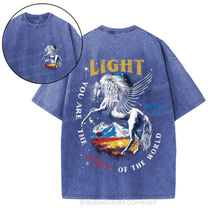You Are The Light Of The World Christian Washed T-Shirt