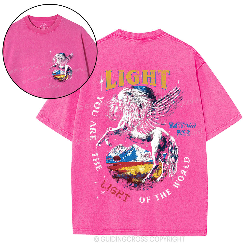 You Are The Light Of The World Christian Washed T-Shirt