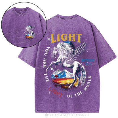 You Are The Light Of The World Christian Washed T-Shirt