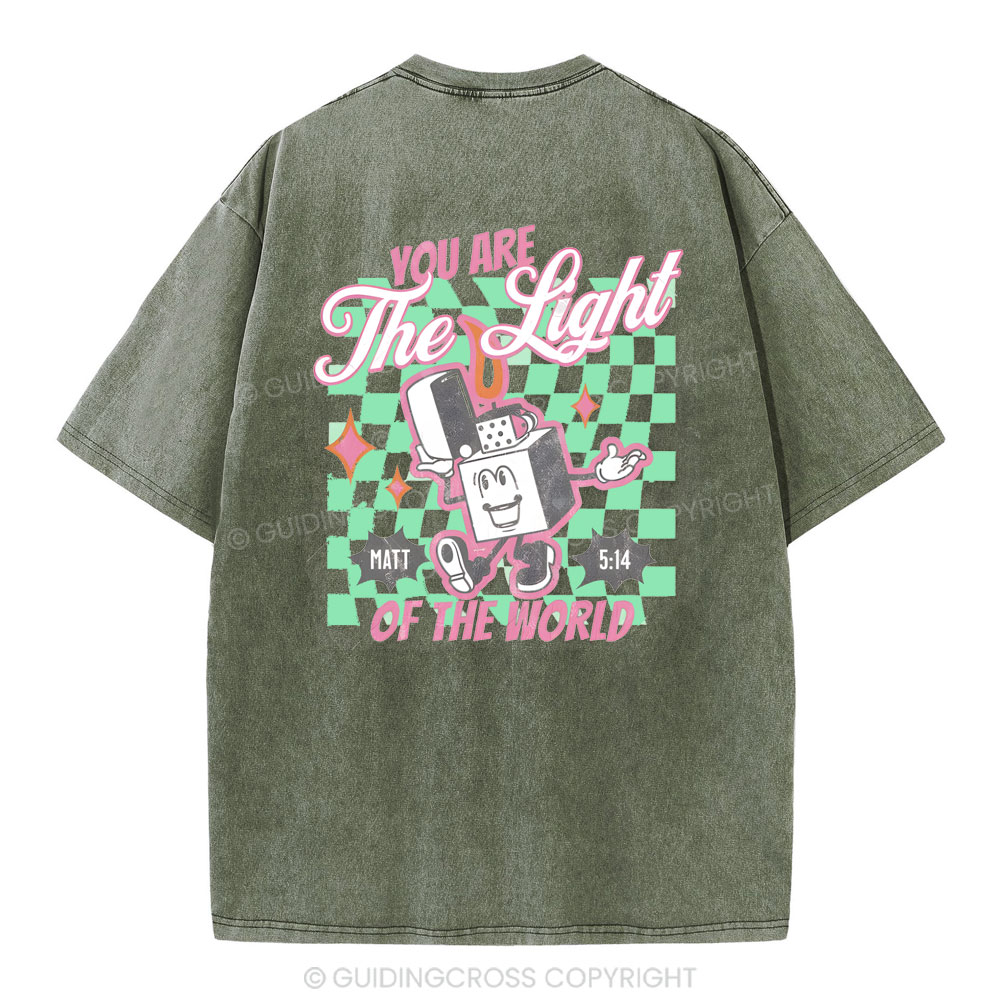 You Are The Light Of The World Christian Washed T-Shirt