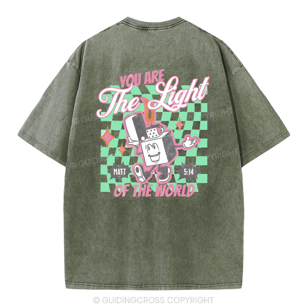 You Are The Light Of The World Christian Washed T-Shirt