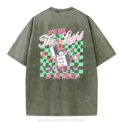You Are The Light Of The World Christian Washed T-Shirt