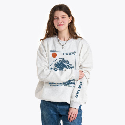 You Are The Salt Of The Earth Christian Fleece Sweatshirt