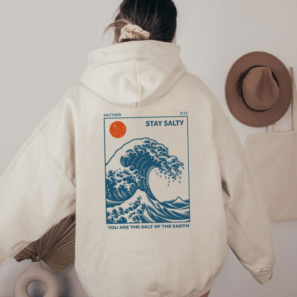 You Are The Salt Of The Earth Christian Washed Hoodie