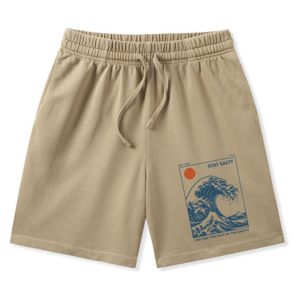 You Are The Salt Of The Earth Christian Washed Shorts