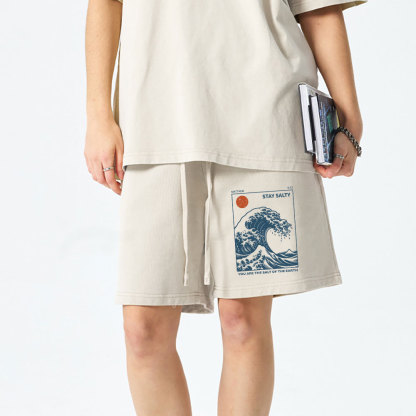 You Are The Salt Of The Earth Christian Washed Shorts