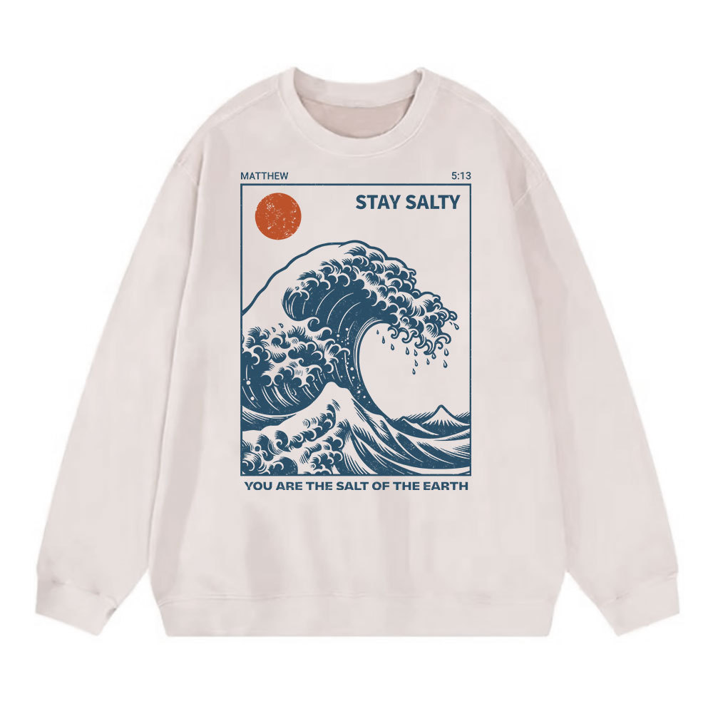 You Are The Salt Of The Earth Christian Washed Sweatshirt