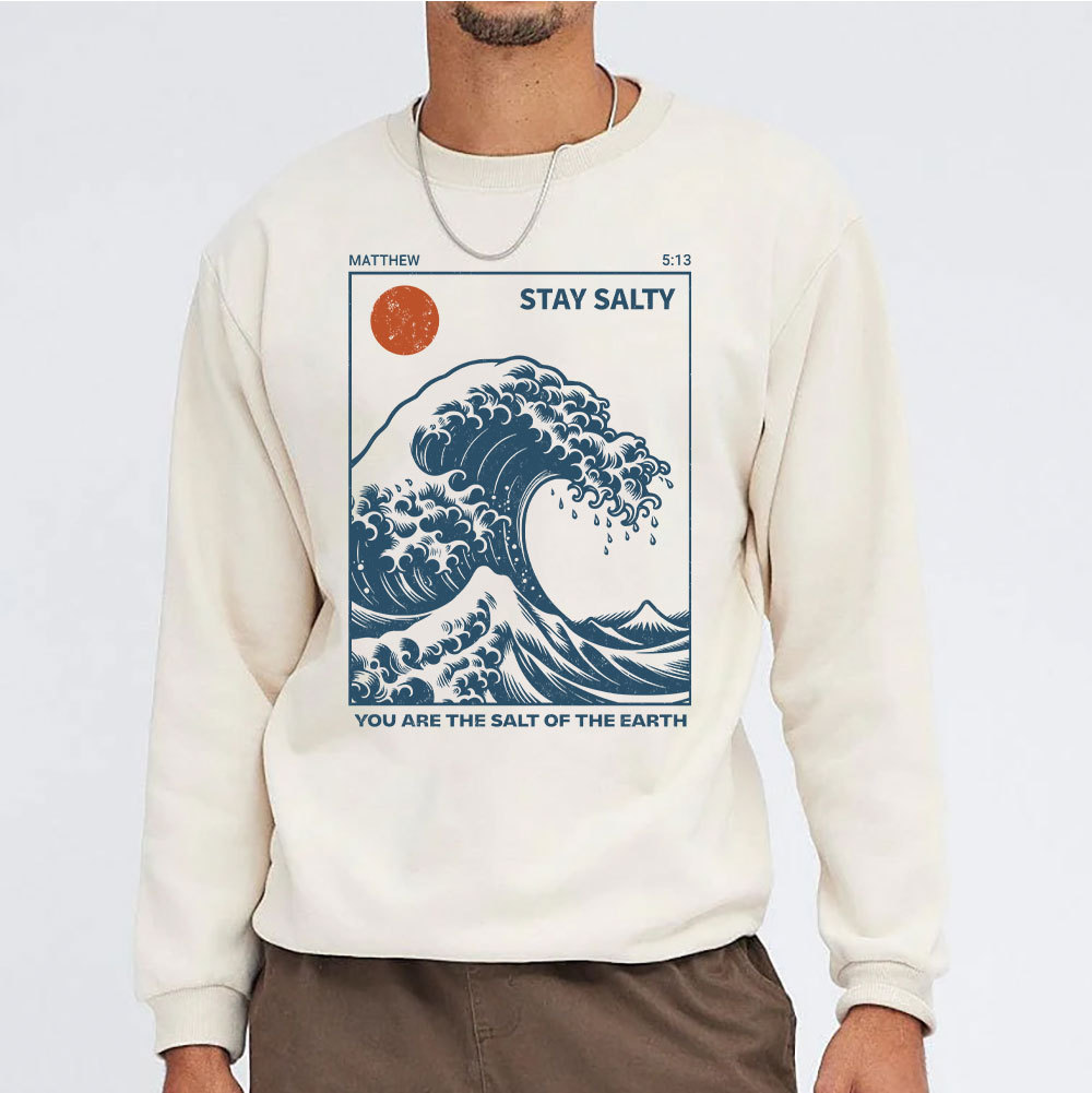 You Are The Salt Of The Earth Christian Washed Sweatshirt