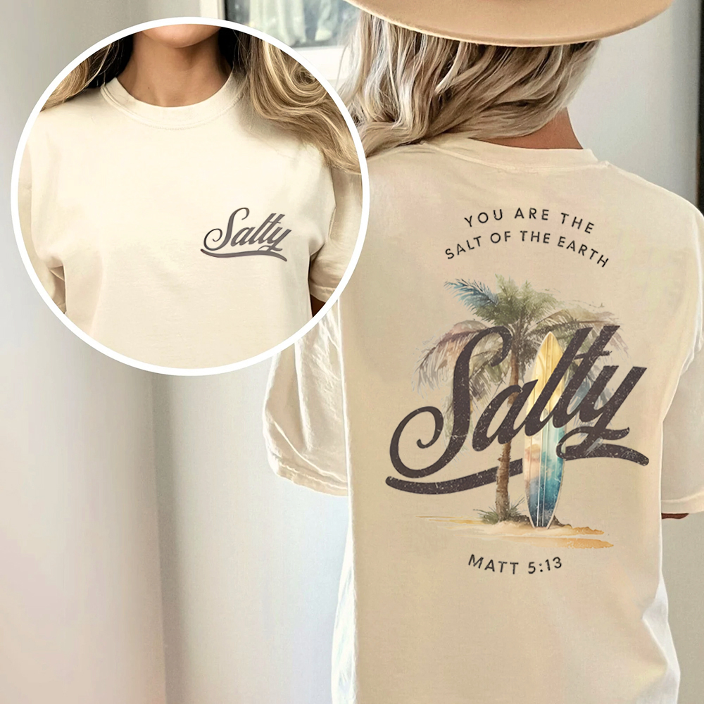 You Are The Salt Of The Earth Christian Washed T-Shirt