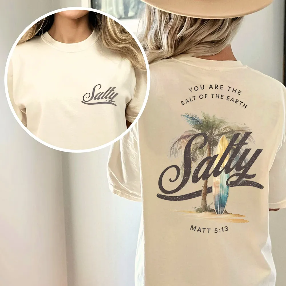 You Are The Salt Of The Earth Christian Washed T-Shirt