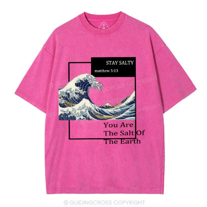 You Are The Salt Of The Earth Christian Washed T-Shirt