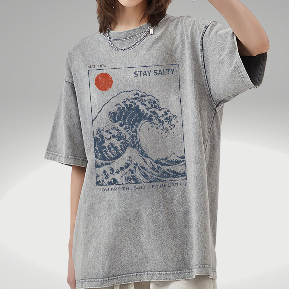 You Are The Salt Of The Earth Christian Washed T-Shirt