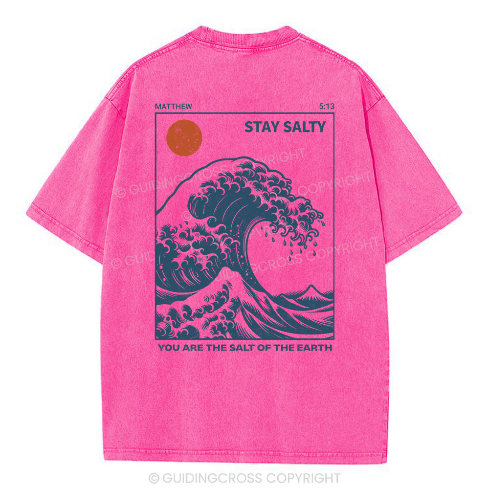 You Are The Salt Of The Earth Christian Washed T-Shirt