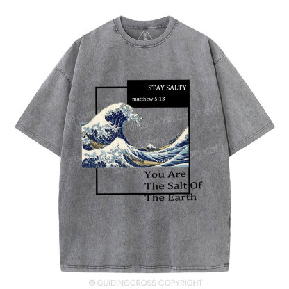 You Are The Salt Of The Earth Christian Washed T-Shirt
