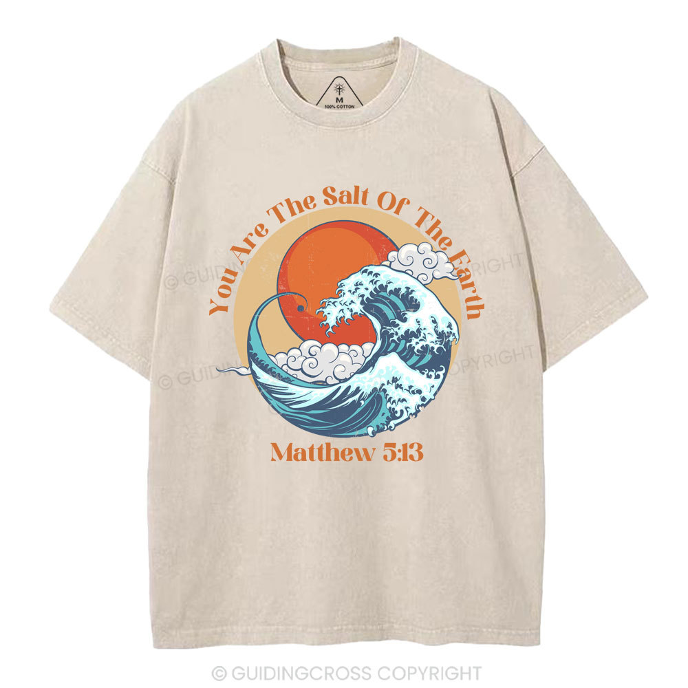 You Are The Salt Of The Earth Christian washed T-Shirt