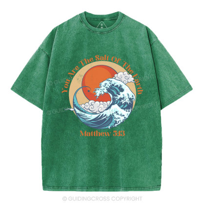 You Are The Salt Of The Earth Christian washed T-Shirt