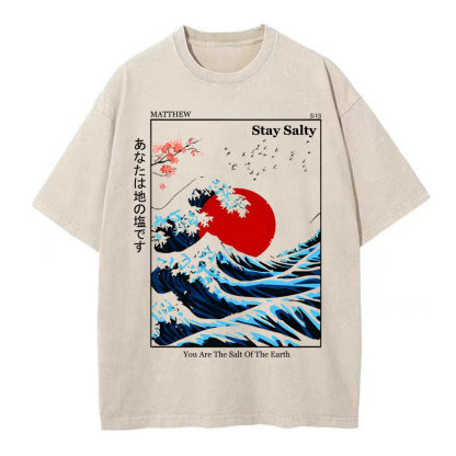 You Are The Salt Of The Earth Washed T-Shirt