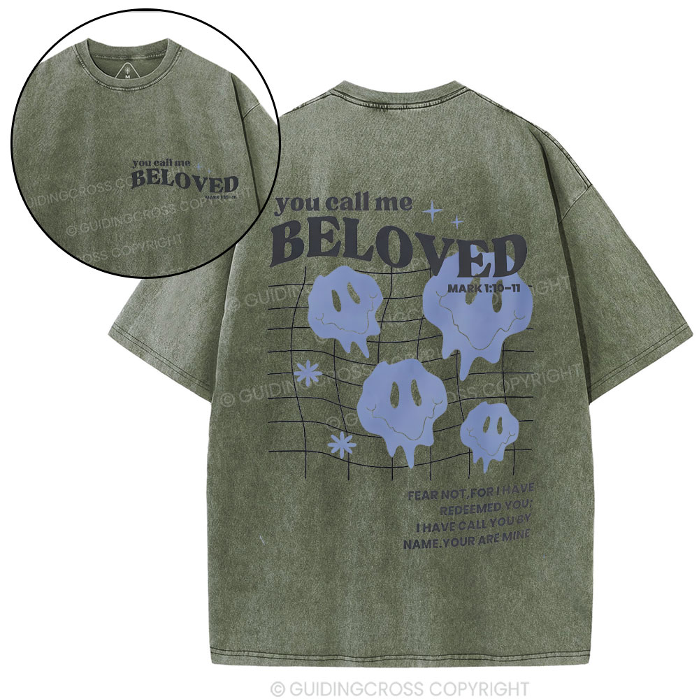 You Call Me Beloved Christian Washed T-Shirt