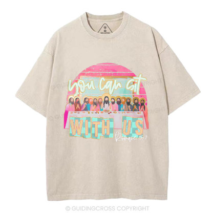 You Can Sit With Us Christian Washed T-Shirt