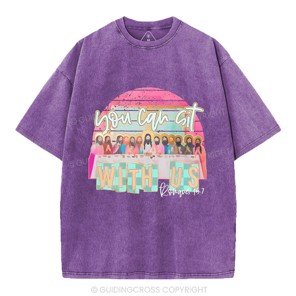You Can Sit With Us Christian Washed T-Shirt
