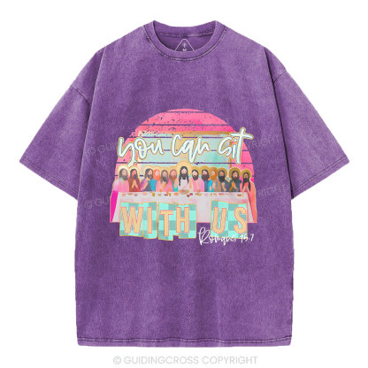 You Can Sit With Us Christian Washed T-Shirt